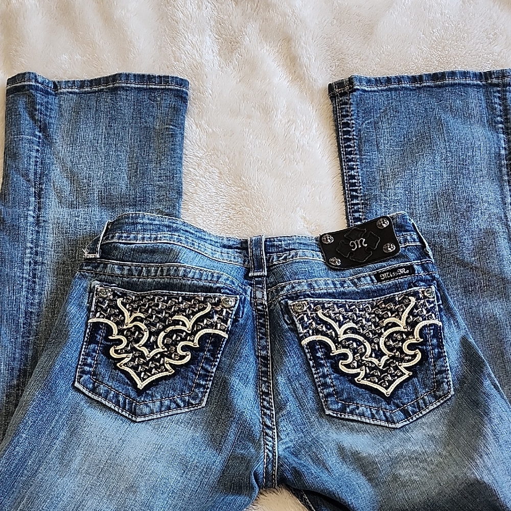 Miss Me Blue Embellished Jeans
